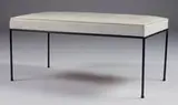 Paul McCobb, Vinyl bench, 1952, Winchendon