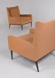 Paul McCobb, High Back lounge chairs (2), 1956, Directional