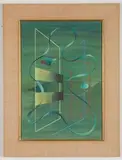 Frederick Kann, Untitled, 1956, Ink and gouache on paper
