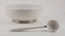 Paul Schreckengost, Complete punchbowl set, 1939, Gem Clay Forming Company