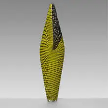 Lino Tagliapietra, Rare Sienna vessel, Italy