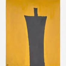 Michael Gross, Untitled (Figure on Yellow)
