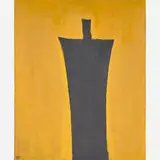 Michael Gross, Untitled (Figure on Yellow)