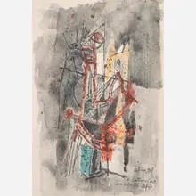 Untitled by Afro Basaldella, sold May 2019