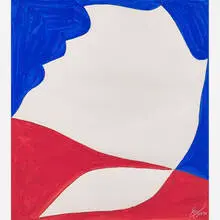 Untitled Study #19 by Jack Youngerman, sold May 2019