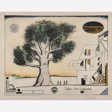 The Tree by Saul Steinberg, sold May 2019