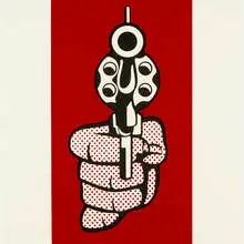 Pistol by Roy Lichtenstein, sold May 2019