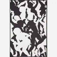 Raoul Hausmann, Untitled (Black and White Figures)