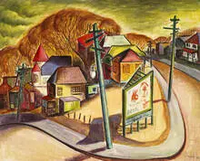 Leon Bibel, American Way, 1939, oil on canvas