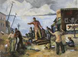Louis Gilbert, The Agitator, 1937, oil on linen