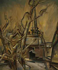 Charles Rosen, Church, 1928, oil on canvas