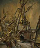 Charles Rosen, Church, 1928, oil on canvas