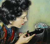 Willi Lang, untitled, oil on board