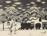 Doris Lee, Afternoon Tea; Afternoon Train