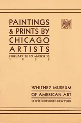 Books, Paintings & Prints by Chicago Artists, 1933