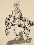 Jan Matulka, Bronco Buster
