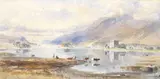 Rws George Arthur Fripp, Kilchurn Castle, Loch Awe, watercolour