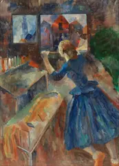 Willem Paerels, 'Vlieguit', oil on canvas