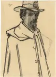 Jan Toorop, Portrait des Künstlers und Architekten Lambert Lourijsen