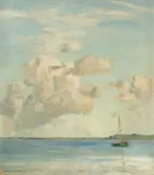 Eugen Bracht, Abendwolken