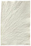 Schwingen by Günther Uecker, 2000, Prägedruck, sold Dec 2017