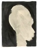 Rosemarie Trockel, Ohne Titel, 1985, Tuschpinsel auf rauem Büttenpapier