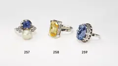 Emil Lettré, Ring mit blauem Saphir, Um 1920