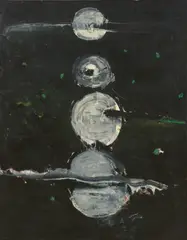 Bernd Koberling, Wasserleuchten, 1989, Öl auf Leinwand