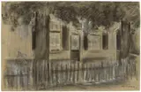Max Liebermann, Holländisches Haus hinter Bäumen