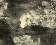 Richard Oelze, Z 140, 1962, Kreide auf Papier