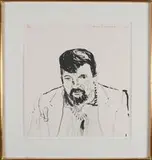 David Hockney, Untitled (Portrait of John Hockney), 1980, Lithograph