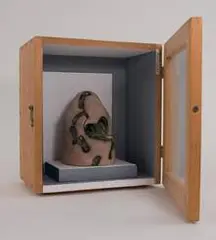 Ken Price, Untitled boxed sculpture, 1961, Glazed ceramic with custom box