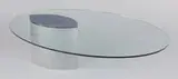Cini Boeri, Lunario cantilevered glass coffee table