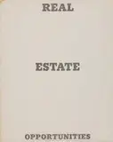 Ed Ruscha, Real Estate Opportunities, 1970, Self-published book