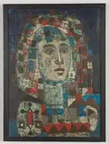 Agustín Úbeda, Tete de Femme, Oil on canvas
