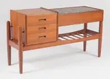 Wahl Iversen, End table and table/planter (2), c. 1956, Manufacturer unknown