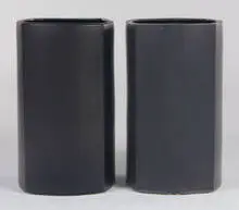 Marilyn Kay Austin, Black pots (2), c. 1960, Architectural Pottery