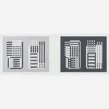 Untitled diptych from Formulation by Josef Albers, sold May 2019