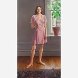 William Beckman, Portrait of Diana II (Pink Dress)