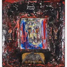 Bert L. Long, Jr., Same Old Song (Homage to Basquiat)