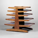 Edward Wormley, Magazine Tree, model 4765, c. 1947, walnut