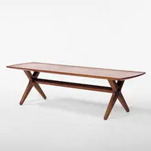 Edward Wormley, coffee table, 1950s, walnut
