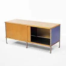 Charles and Ray Eames, ESU 110-C, 1950, birch, masonite, zinc