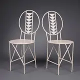 Wes Peters, chairs, pair, 1962