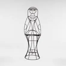 John Risley, chair, 1960s, wrought iron