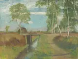 Otto Modersohn, Sommer am Moorkanal