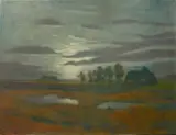 Otto Modersohn, Abendstimmung