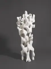 Emil Cimiotti, Ohne Titel, 1956, Gips mit Dispersion in Weiß gefasst