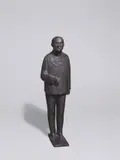 Gustav Seitz, Brecht mit Zigarre (Statuette I), 1957, Bronze mit schwarzer Patina