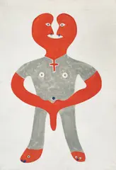 O Angelo … by Yves Laloy, Um 1959, Öl auf Leinwand, sold Dec 2022